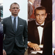 (From left) Pierce Brosnan as James Bond in GoldenEye; Daniel Craig as James Bond in Skyfall; Sean Connery as James Bond in Dr. No; Roger Moore as James Bond in Octopussy